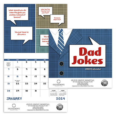 Dad Jokes Calendar - Stapled