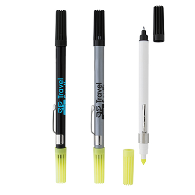 Dri Mark® Double Header Highlighter Nylon Pen Combo
